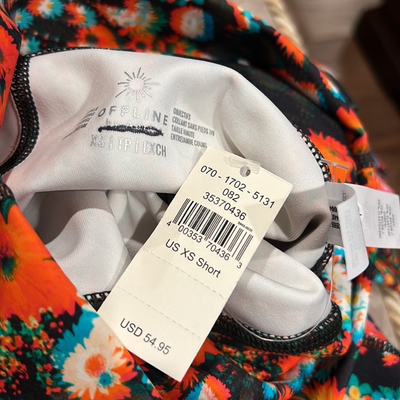 Offline by Aerie Daisy Life Multicolored 70’s 7/8 Leggings Hi-Rise Short Inseam! - Picture 9 of 9